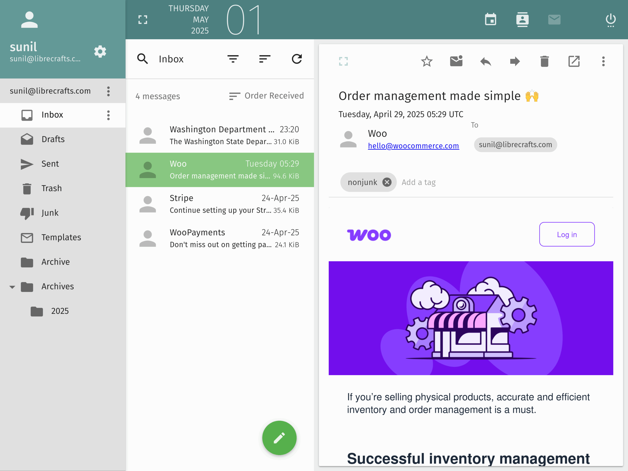 SOGo webmail client